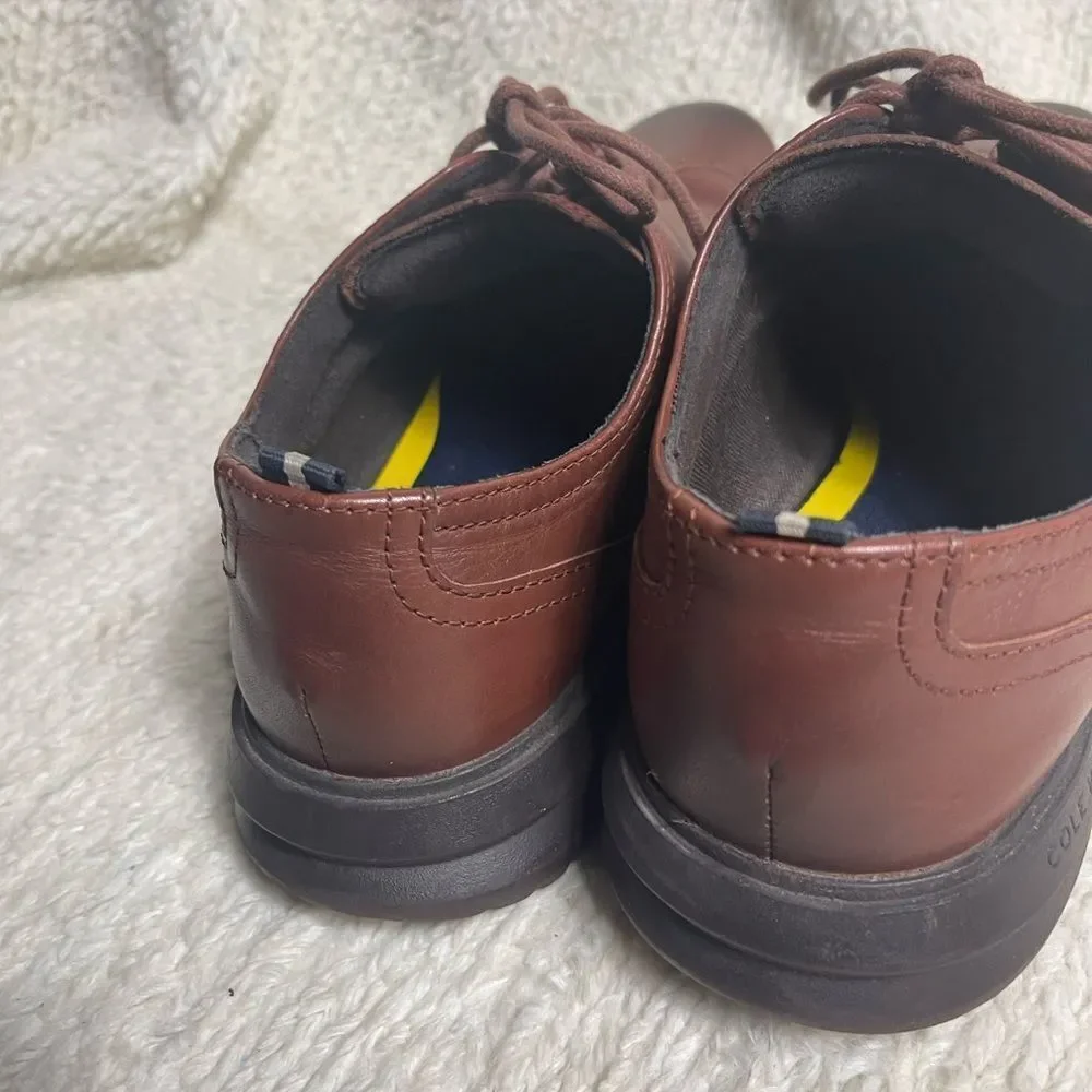 Cole Haan Men's Brown Leather Oxfords